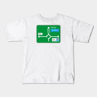 Hungarian Road Sign Kids T-Shirt